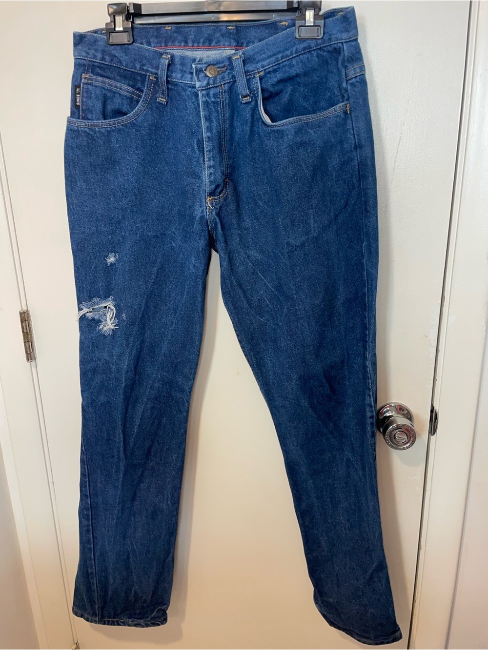 Bulwark fire resistant denim work jeans utility heavy duty loose fit mens 33/32